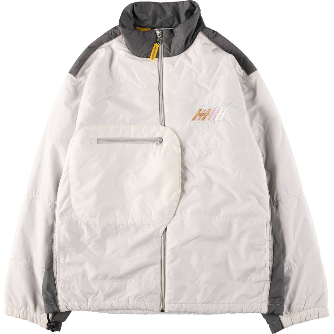 90s-00'S Tommy Hilfiger Athletics windbreaker, men's size L polyester white type Vintage Second Hand