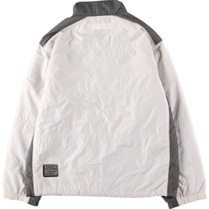90s-00'S Tommy Hilfiger Athletics windbreaker, men's size L polyester white type Vintage Second Hand