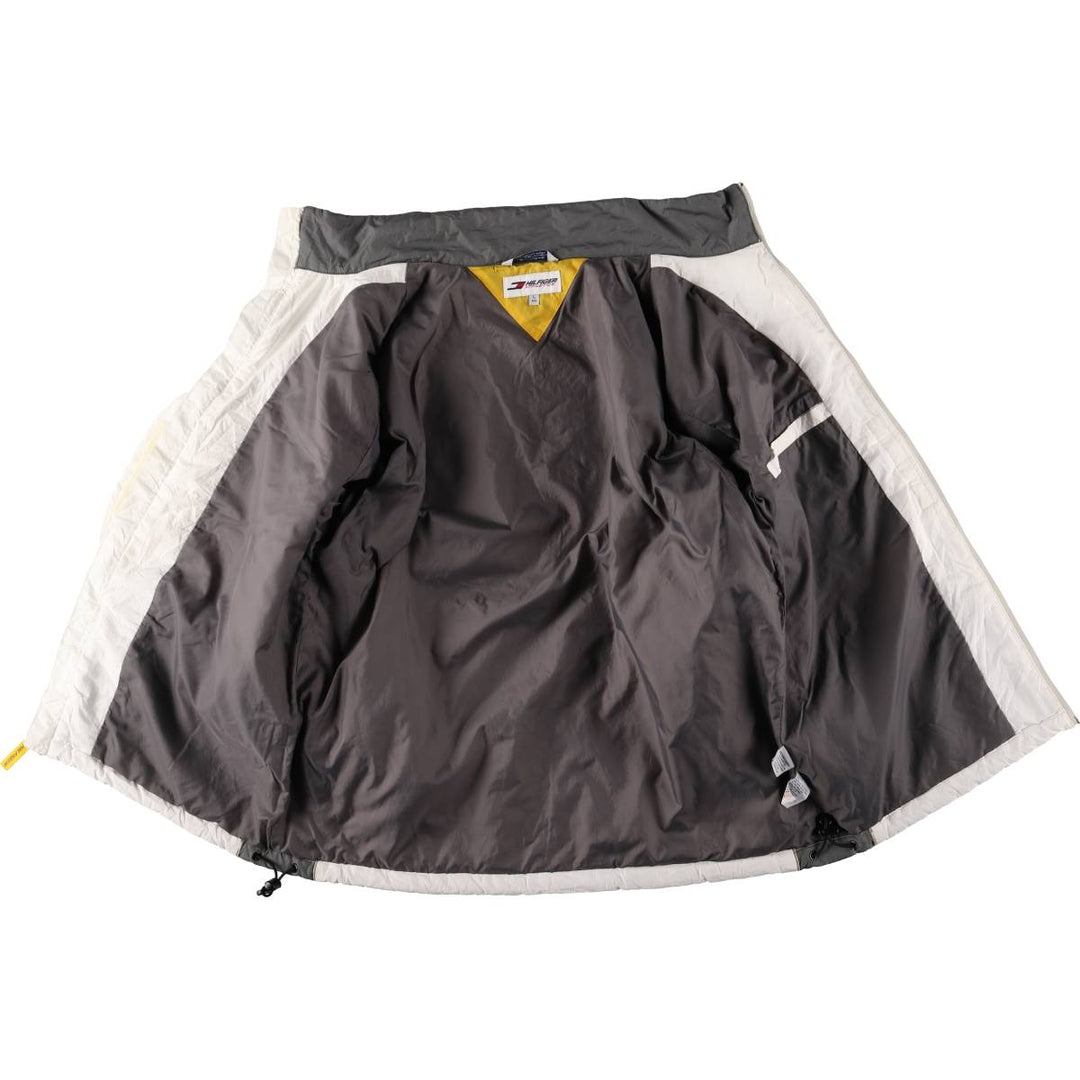 90s-00'S Tommy Hilfiger Athletics windbreaker, men's size L polyester white type Vintage Second Hand