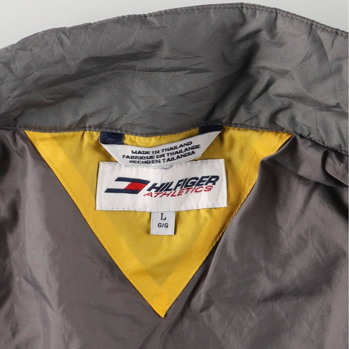 90s-00'S Tommy Hilfiger Athletics windbreaker, men's size L polyester white type Vintage Second Hand