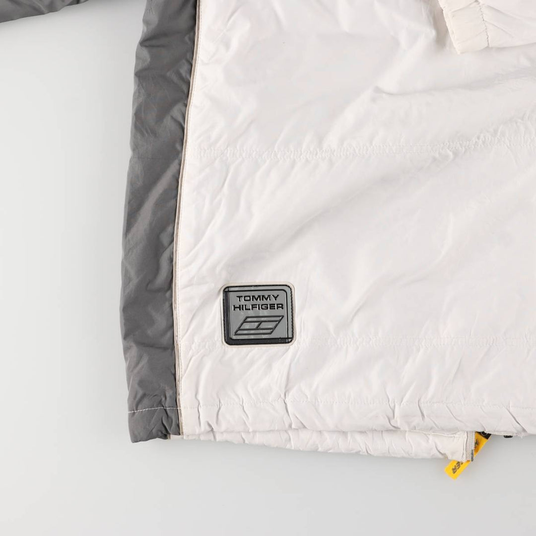 90s-00'S Tommy Hilfiger Athletics windbreaker, men's size L polyester white type Vintage Second Hand