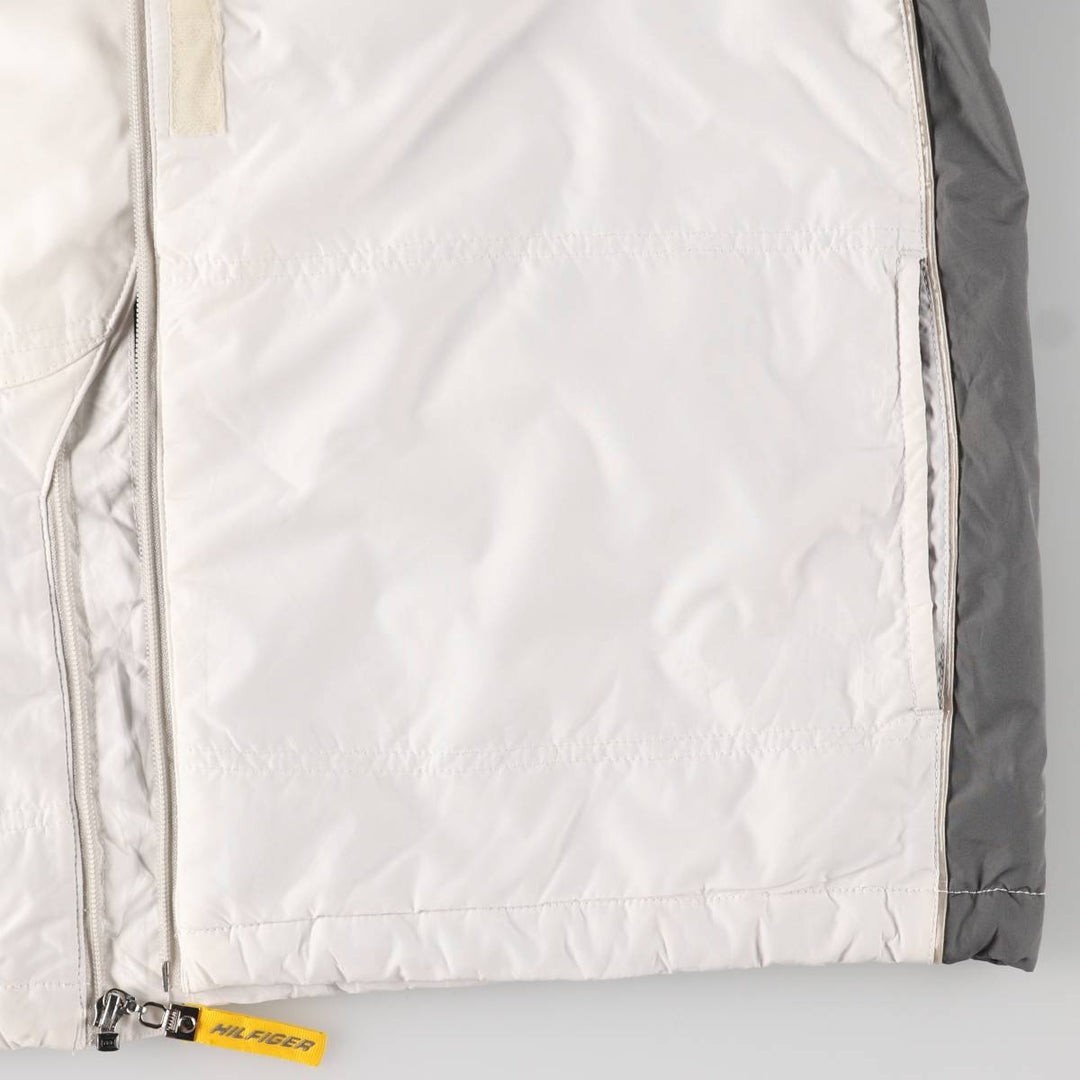 90s-00'S Tommy Hilfiger Athletics windbreaker, men's size L polyester white type Vintage Second Hand