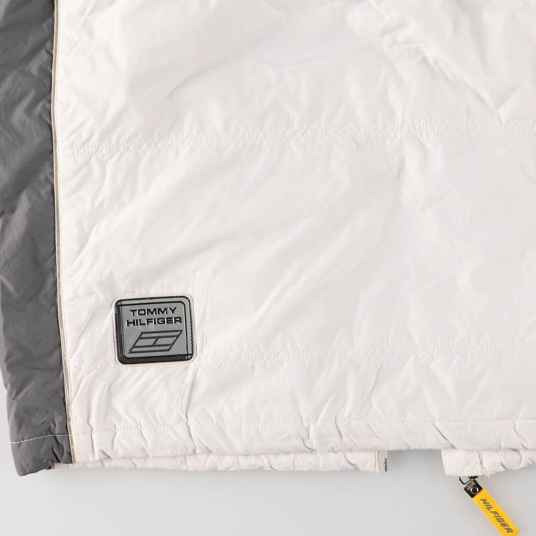 90s-00'S Tommy Hilfiger Athletics windbreaker, men's size L polyester white type Vintage Second Hand