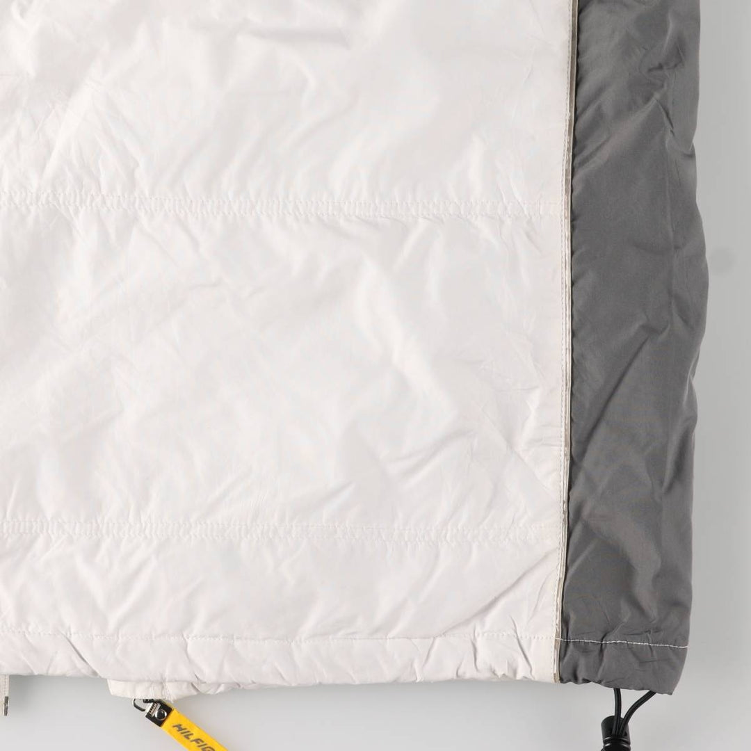 90s-00'S Tommy Hilfiger Athletics windbreaker, men's size L polyester white type Vintage Second Hand