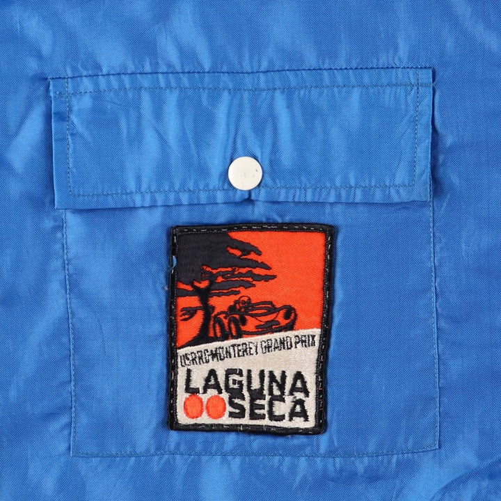 Vintage racing jacket windbreaker, men's size M unclear blue type Vintage Second Hand
