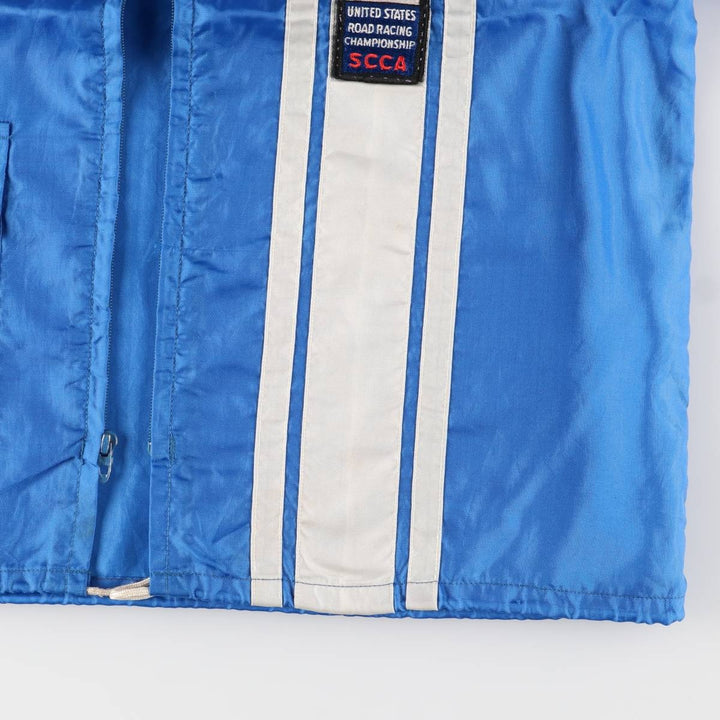 Vintage racing jacket windbreaker, men's size M unclear blue type Vintage Second Hand