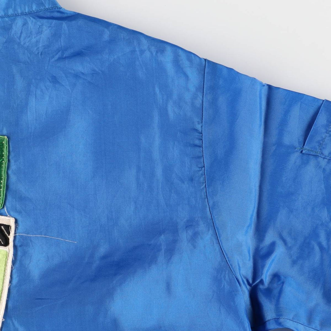 Vintage racing jacket windbreaker, men's size M unclear blue type Vintage Second Hand