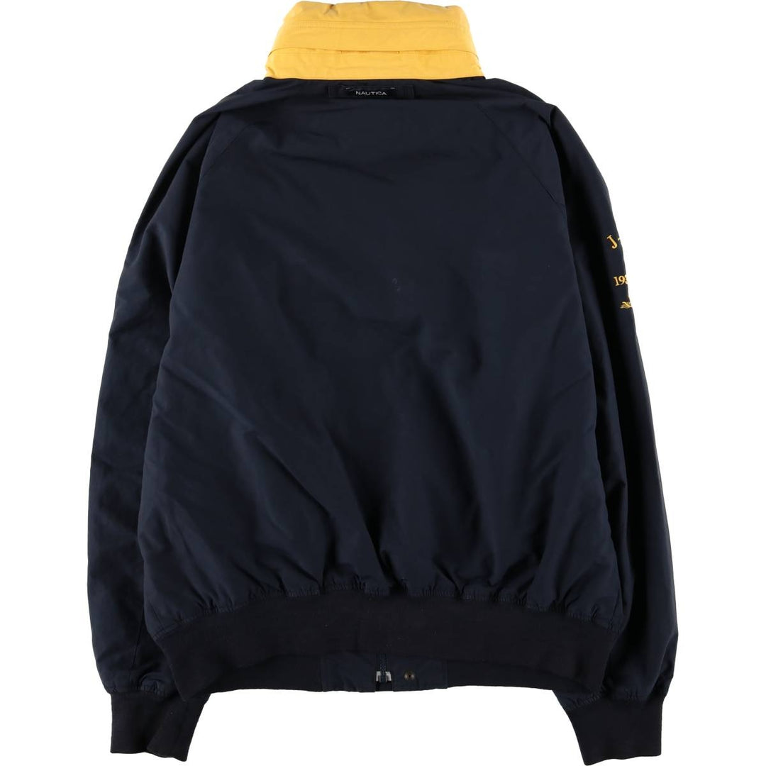 2000'S ~ Nautica Sailing Jacket Men's XL cotton navy blue type Vintage Second Hand