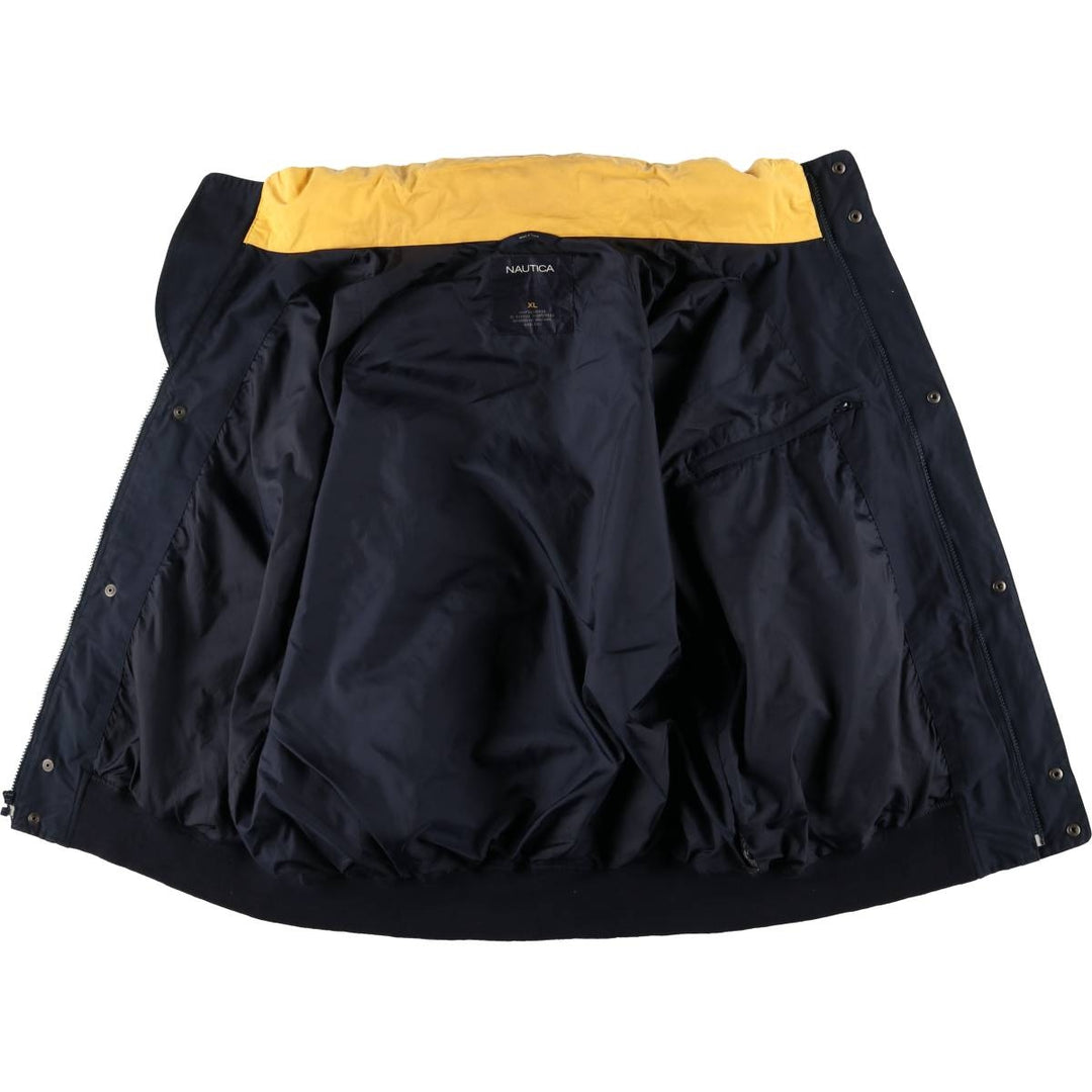 2000'S ~ Nautica Sailing Jacket Men's XL cotton navy blue type Vintage Second Hand