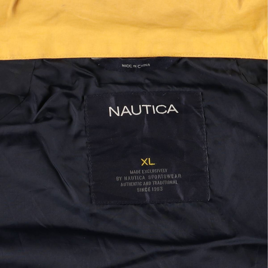 2000'S ~ Nautica Sailing Jacket Men's XL cotton navy blue type Vintage Second Hand