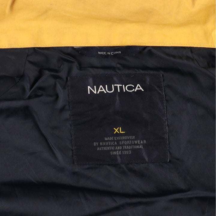 2000'S ~ Nautica Sailing Jacket Men's XL cotton navy blue type Vintage Second Hand