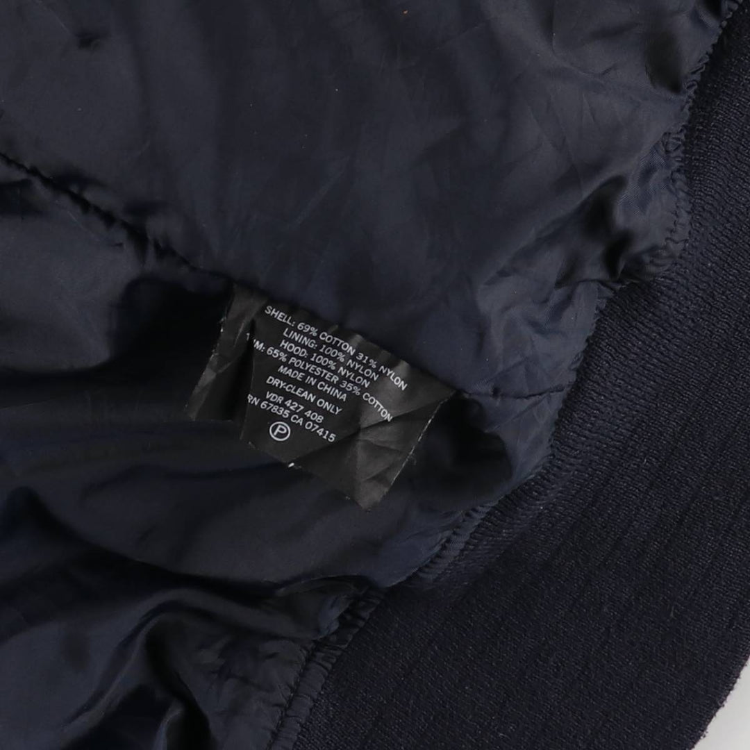 2000'S ~ Nautica Sailing Jacket Men's XL cotton navy blue type Vintage Second Hand