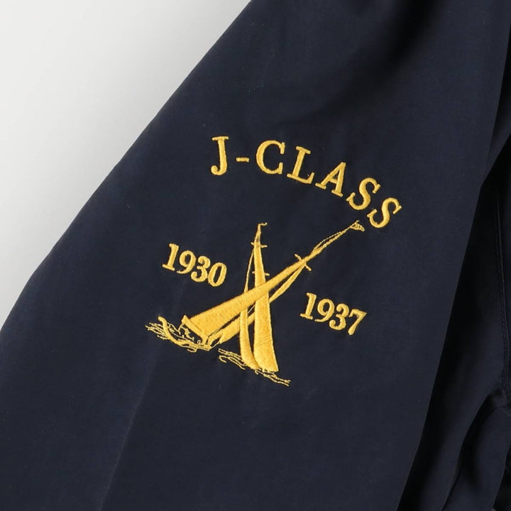 2000'S ~ Nautica Sailing Jacket Men's XL cotton navy blue type Vintage Second Hand