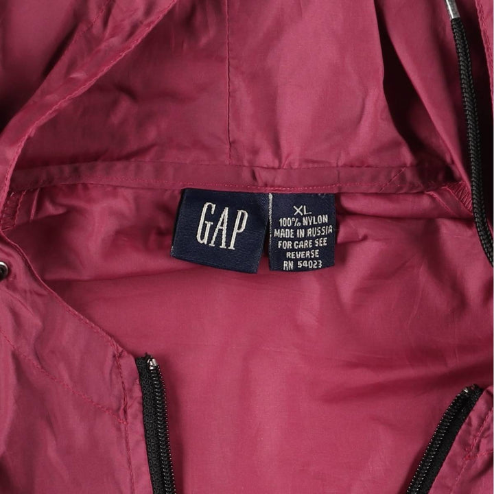 90'S GAP Old Gap Anorak Parka Men's XL Vintage Nylon wine-red Vintage Second Hand