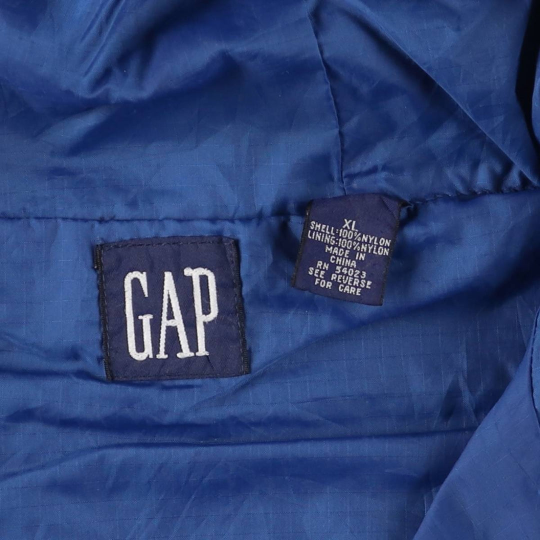 90'S GAP Old Gap Anorak Parka Men's XL Vintage Nylon green type Vintage Second Hand