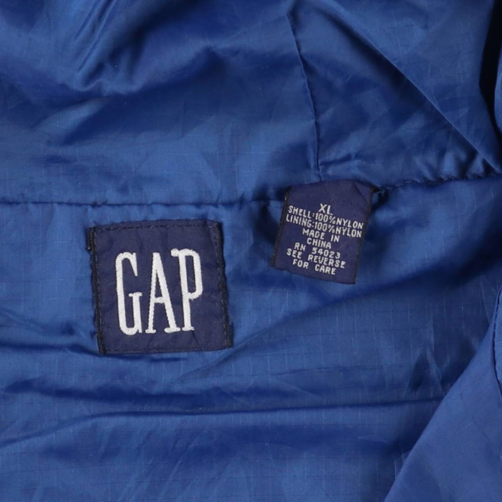 90'S GAP Old Gap Anorak Parka Men's XL Vintage Nylon green type Vintage Second Hand