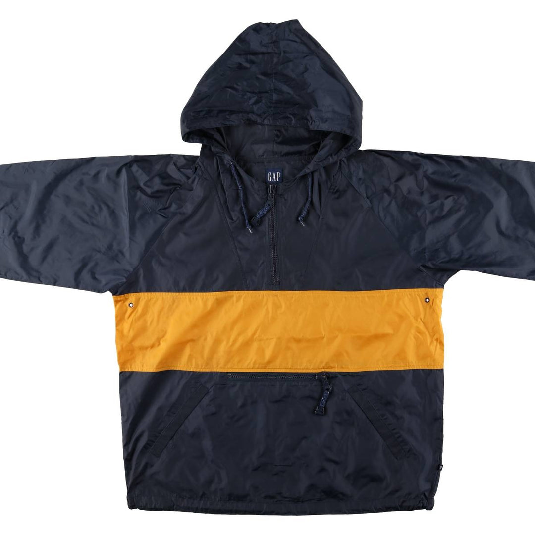 90'S GAP Old Gap Anorak Parka, Men's Size M, Vintage Nylon navy blue type Vintage Second Hand