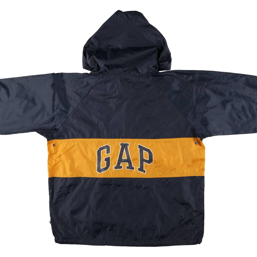 90'S GAP Old Gap Anorak Parka, Men's Size M, Vintage Nylon navy blue type Vintage Second Hand