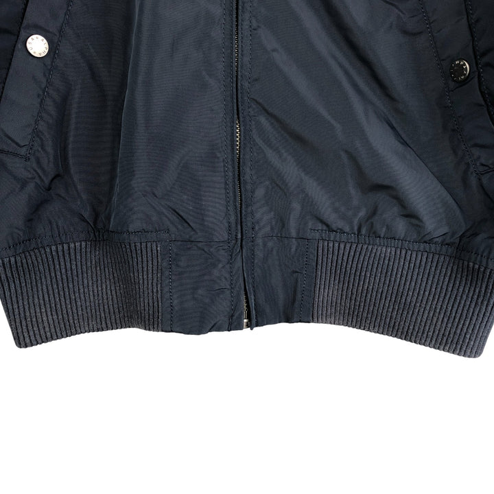 Civilian Alpha MA-1 Military Flight Jacket, Men's Size Small Nylon navy blue type Vintage Second Hand