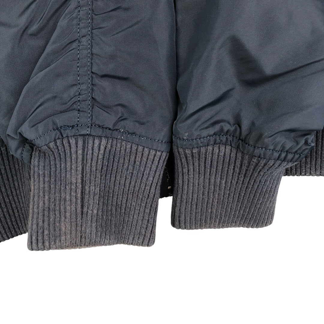 Civilian Alpha MA-1 Military Flight Jacket, Men's Size Small Nylon navy blue type Vintage Second Hand