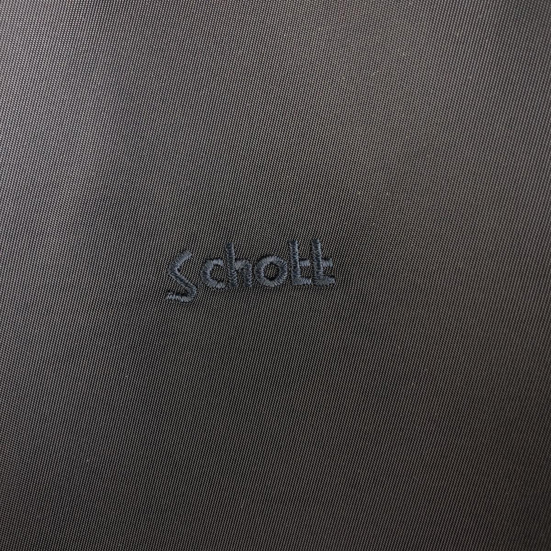 Civilian Schott MA-1 Military Flight Jacket, Men's Size XL Nylon navy blue type Vintage Second Hand