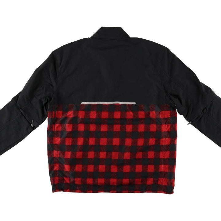 Ralph Lauren Polo Golf Check Pattern Buffalo Check Packable Half-Zip Warm-Up Pullover polyester black type Vintage Second Hand