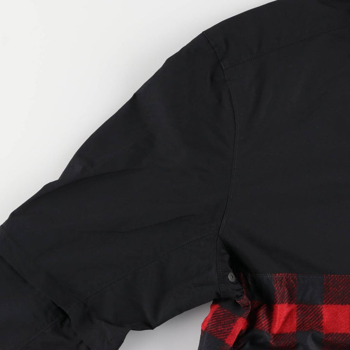 Ralph Lauren Polo Golf Check Pattern Buffalo Check Packable Half-Zip Warm-Up Pullover polyester black type Vintage Second Hand