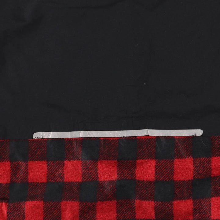 Ralph Lauren Polo Golf Check Pattern Buffalo Check Packable Half-Zip Warm-Up Pullover polyester black type Vintage Second Hand