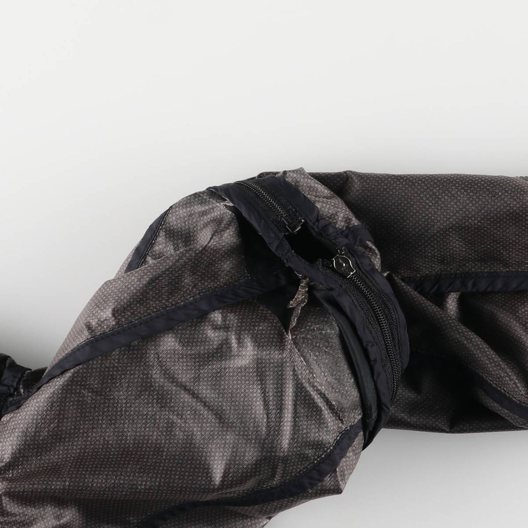 Ralph Lauren Polo Golf Check Pattern Buffalo Check Packable Half-Zip Warm-Up Pullover polyester black type Vintage Second Hand