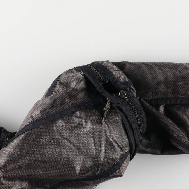 Ralph Lauren Polo Golf Check Pattern Buffalo Check Packable Half-Zip Warm-Up Pullover polyester black type Vintage Second Hand