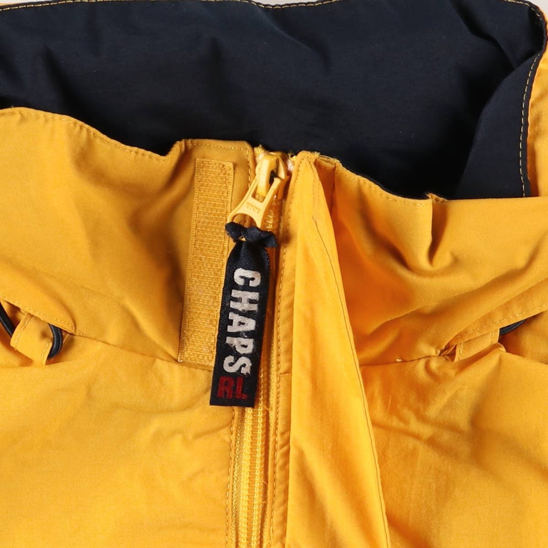 Ralph Lauren Chaps nylon jacket, men's size M Nylon yellow type Vintage Second Hand