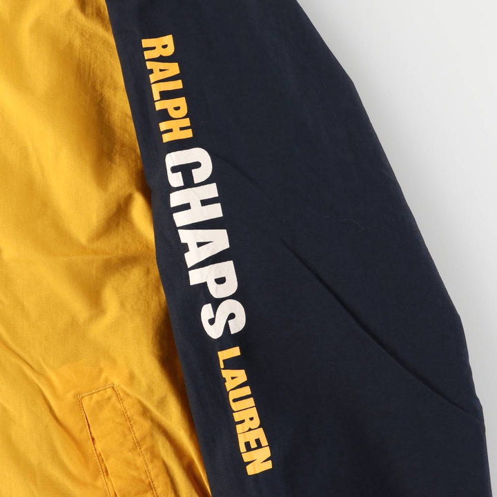 Ralph Lauren Chaps nylon jacket, men's size M Nylon yellow type Vintage Second Hand