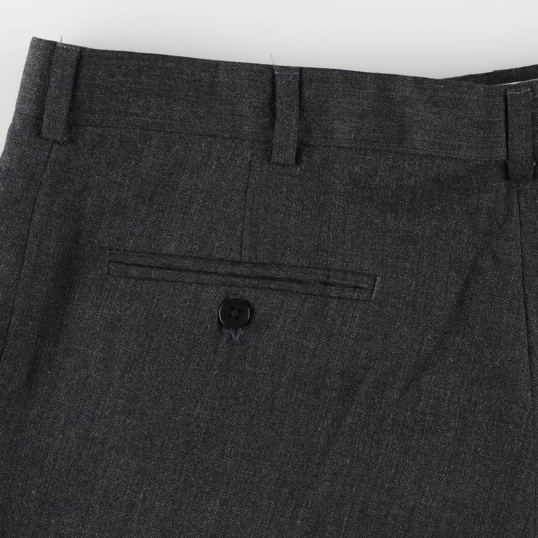 HUGGAND TROUSERS Men's Slacks, Size W36 unclear gray type Vintage Second Hand