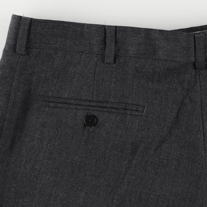 HUGGAND TROUSERS Men's Slacks, Size W36 unclear gray type Vintage Second Hand