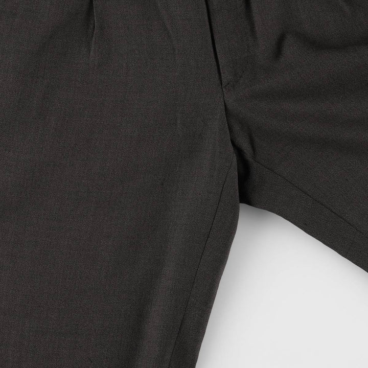 Two-pleat slacks pants for men, size W36 unclear gray type Vintage Second Hand