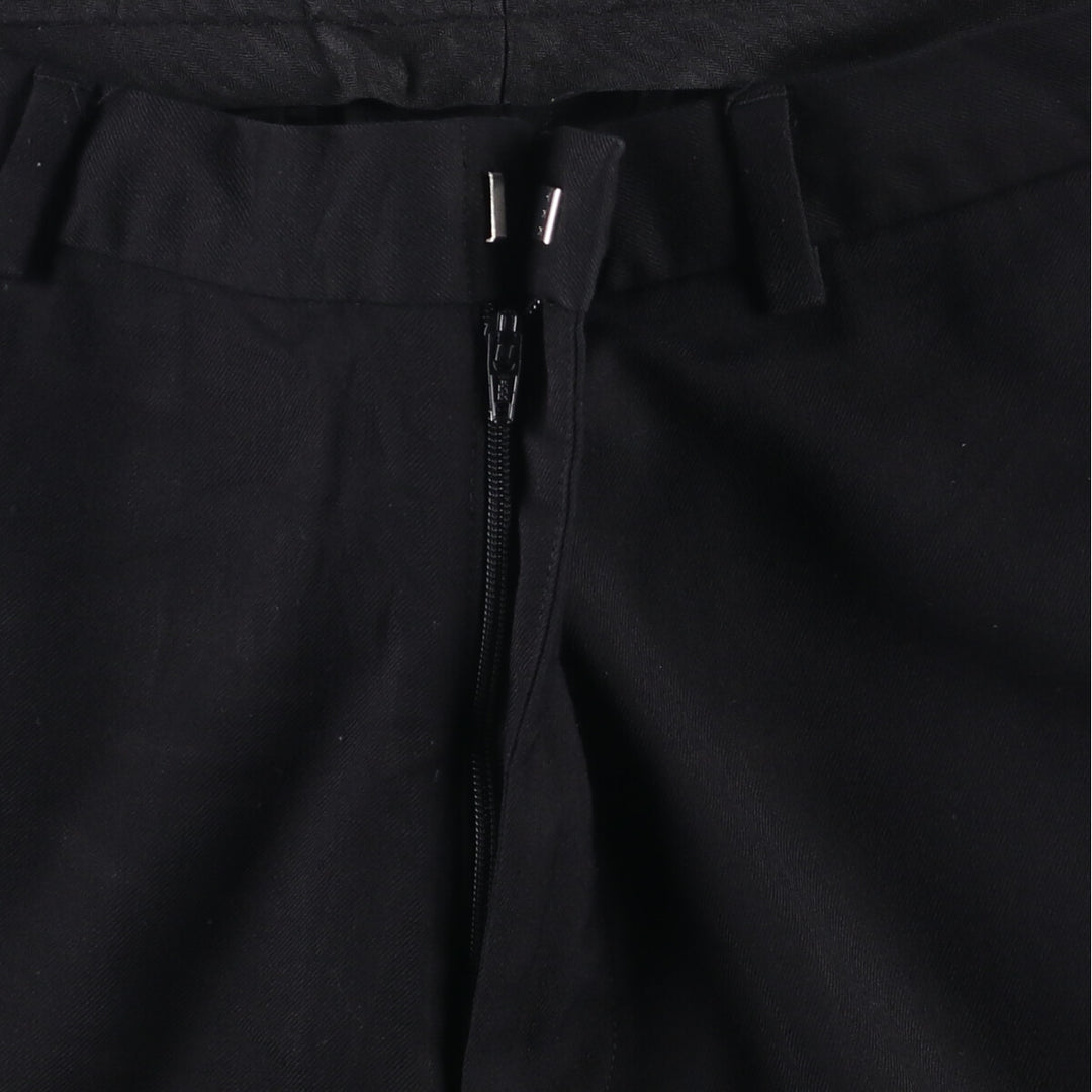 Calvin Klein Slacks Pants for Men, W35 polyester black type Vintage Second Hand