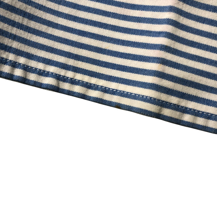 Brooks Brothers 1818 REGENT Long Sleeve Button-Down Striped Shirt, Men's XL cotton Blue type light blue Vintage Second Hand