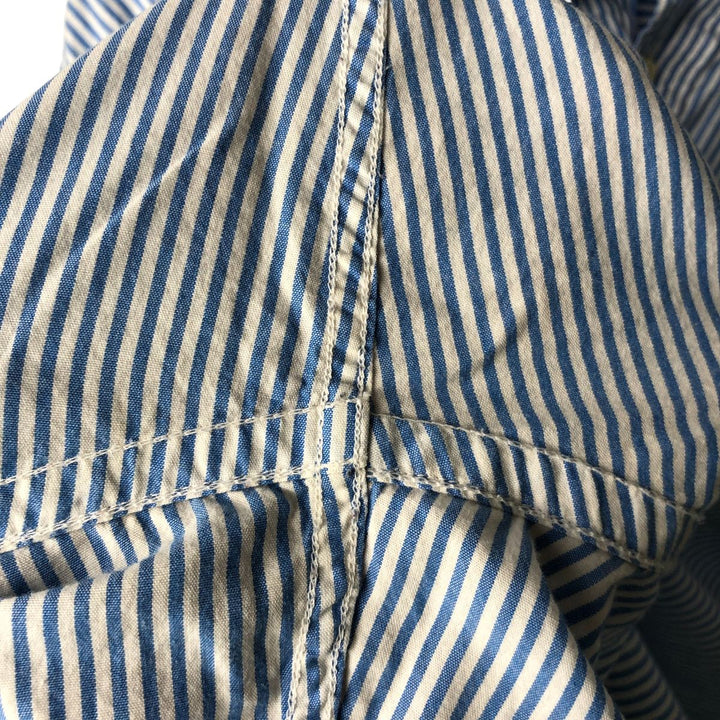 Brooks Brothers 1818 REGENT Long Sleeve Button-Down Striped Shirt, Men's XL cotton Blue type light blue Vintage Second Hand
