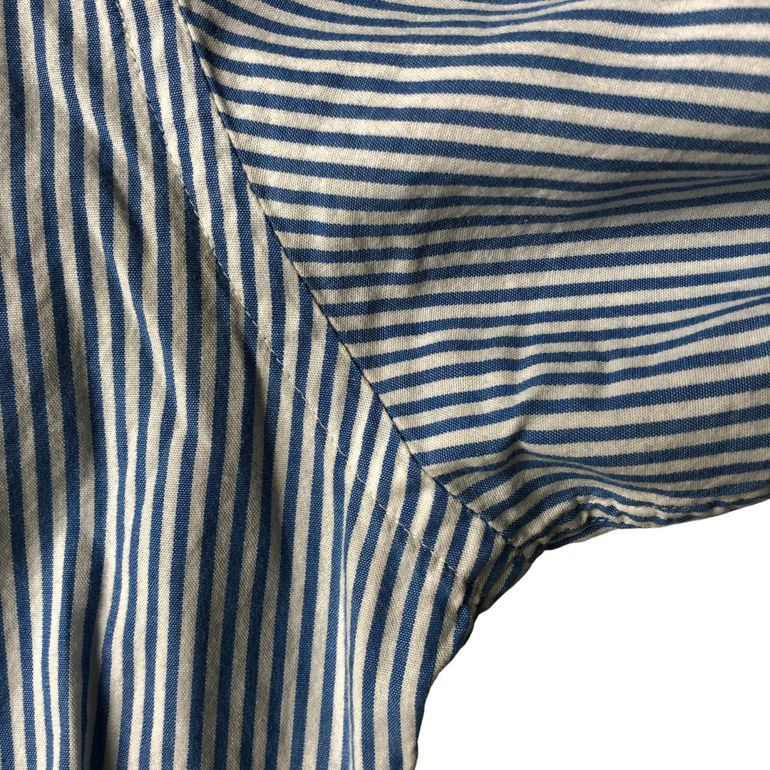 Brooks Brothers 1818 REGENT Long Sleeve Button-Down Striped Shirt, Men's XL cotton Blue type light blue Vintage Second Hand