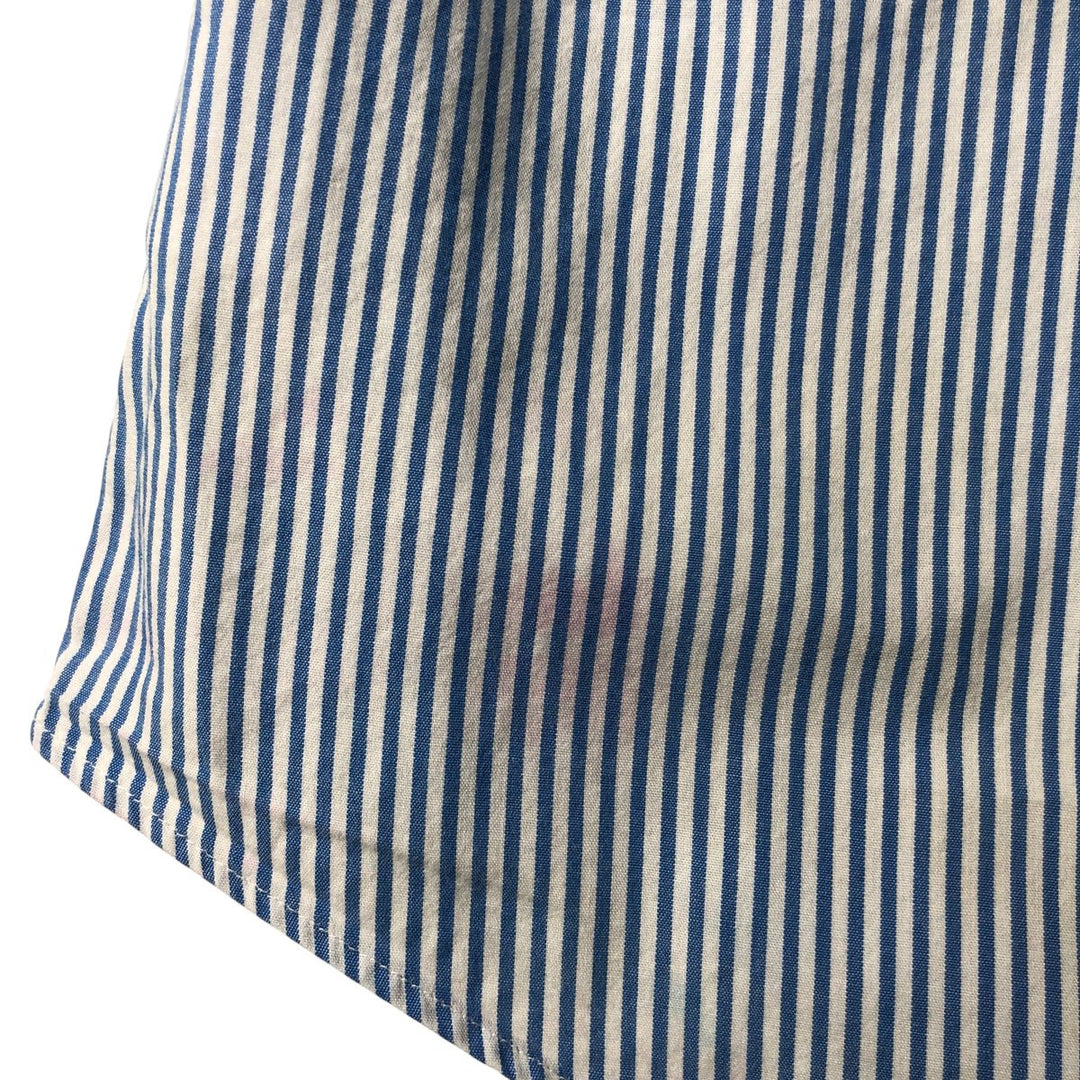 Brooks Brothers 1818 REGENT Long Sleeve Button-Down Striped Shirt, Men's XL cotton Blue type light blue Vintage Second Hand