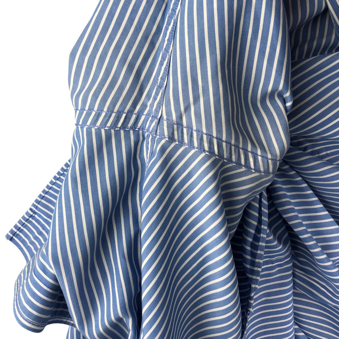Brooks Brothers 346 Regular Fit Long Sleeve Button-Down Striped Shirt, Men's Size XL cotton Blue type light blue Vintage Second Hand