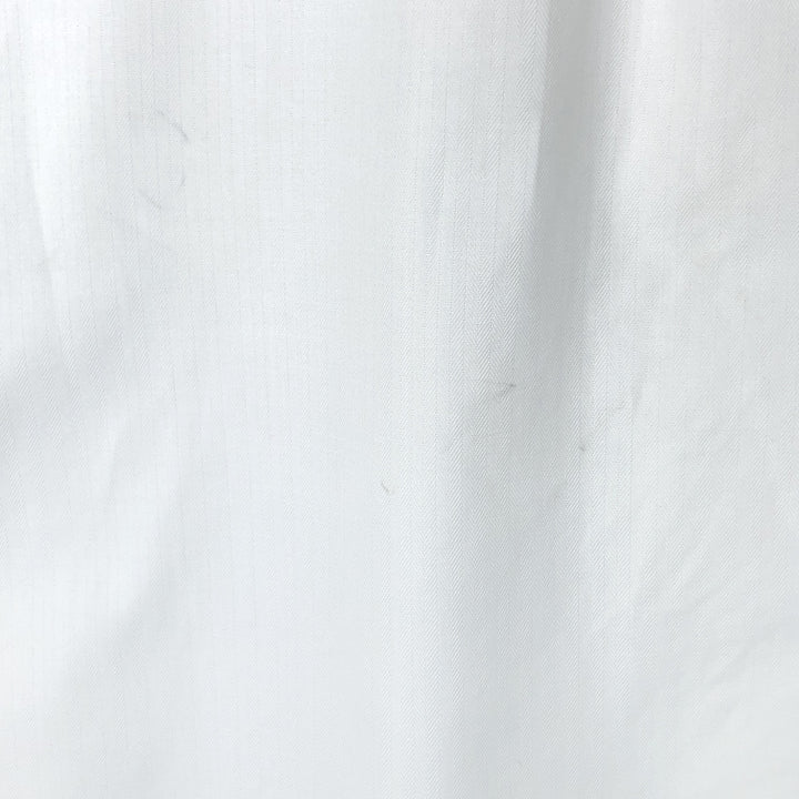Ralph Lauren Classic Fit Herringbone Long Sleeve Button-Down Shirt, Men's Size L cotton white type Vintage Second Hand