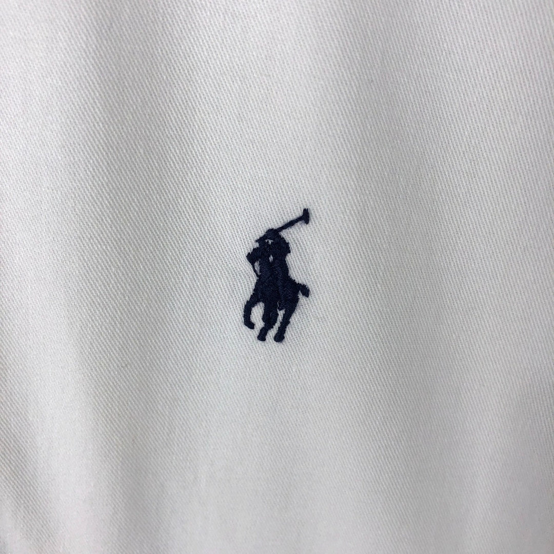 Ralph Lauren POLO by Ralph Lauren BLAKE long-sleeved button-down shirt, men's size L cotton white type Vintage Second Hand