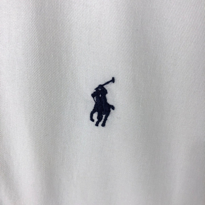 Ralph Lauren POLO by Ralph Lauren BLAKE long-sleeved button-down shirt, men's size L cotton white type Vintage Second Hand