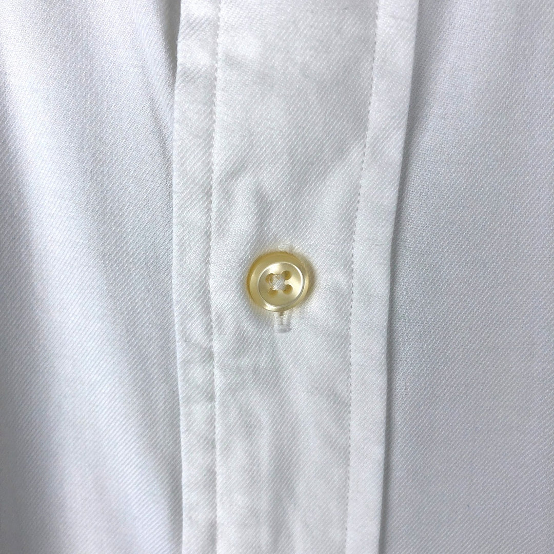 Ralph Lauren POLO by Ralph Lauren REGENT CLASSIC FIT wide collar long sleeve cotton shirt, men's size L cotton white type Vintage Second Hand