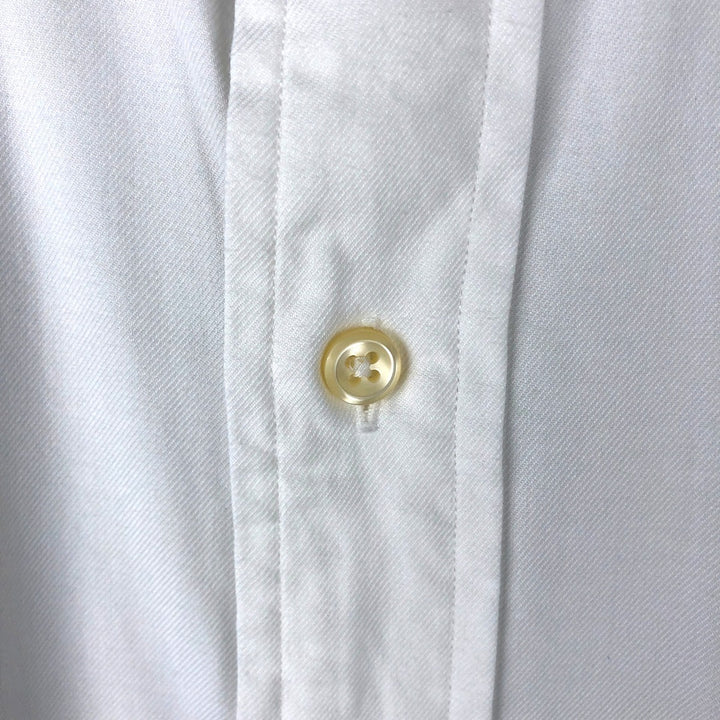 Ralph Lauren POLO by Ralph Lauren REGENT CLASSIC FIT wide collar long sleeve cotton shirt, men's size L cotton white type Vintage Second Hand