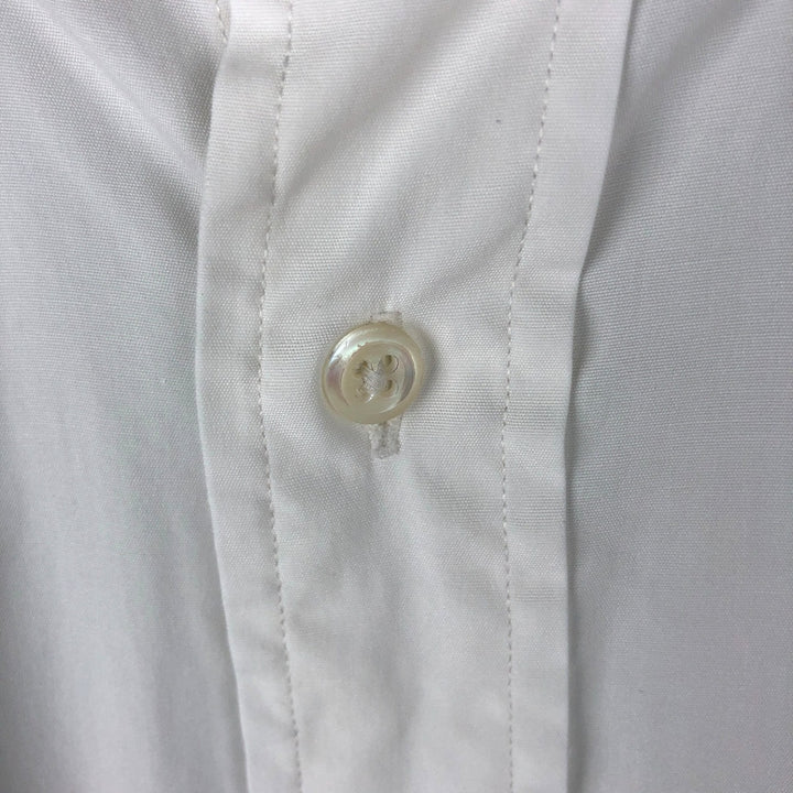 Ralph Lauren long sleeve button down shirt, men's size L cotton white type Vintage Second Hand