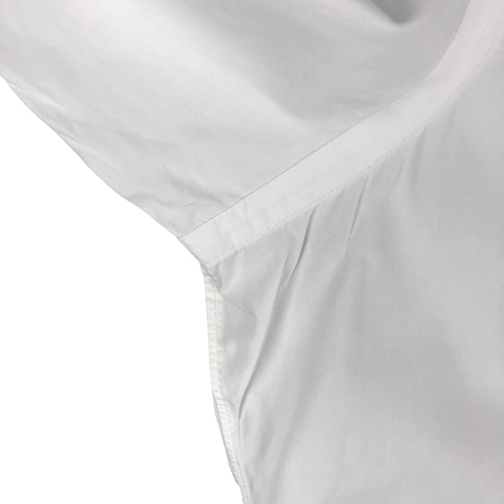 Ralph Lauren long sleeve button down shirt, men's size L cotton white type Vintage Second Hand
