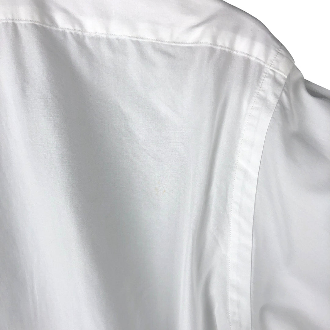 Ralph Lauren long sleeve button down shirt, men's size L cotton white type Vintage Second Hand