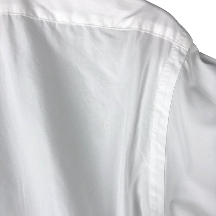 Ralph Lauren long sleeve button down shirt, men's size L cotton white type Vintage Second Hand